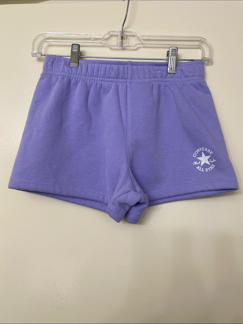 Girls’ Converse Purple Athletic Shorts with Logo